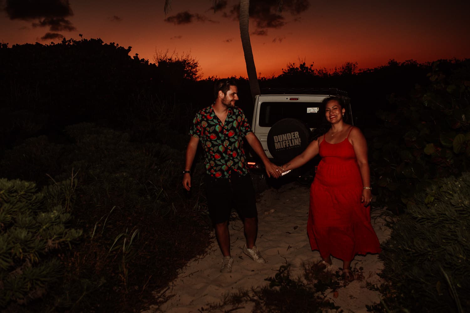 Fotografía de save the date en Cancun por Jesús Amaya fotógrafo de bodas destino en México